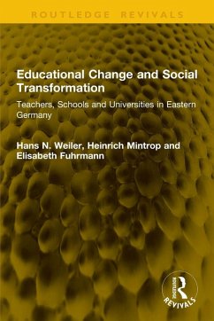 Cover Educational Change and Social Transformation
