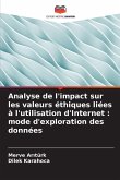 Analyse de l'impact sur les valeurs éthiques liées à l'utilisation d'Internet : mode d'exploration des données