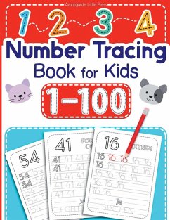 1-100 Number Tracing Book for Kids - Avantgarde Little Press
