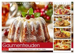 Gaumenfreuden. Das wunderschöne Österreich auf dem Teller (Wandkalender 2026 DIN A4 quer), CALVENDO Monatskalender