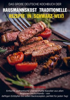 Cover Das Große Deutsche Kochbuch der Hausmannskost - Traditionelle Rezepte in Schwarz-Weiß