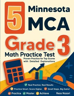 Cover 5 Minnesota MCA Grade 3 Math Practice Tests