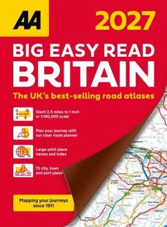 AA Big Easy Read Atlas Britain 2027