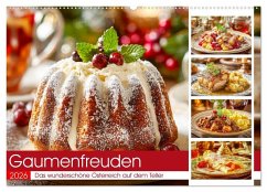 Gaumenfreuden. Das wunderschöne Österreich auf dem Teller (Wandkalender 2026 DIN A2 quer), CALVENDO Monatskalender