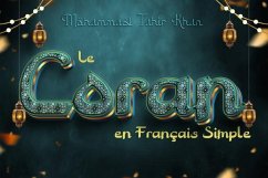 Cover Le Coran en Français Simple (eBook, ePUB)
