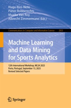 Cover Machine Learning and Data Mining for Sports Analytics
