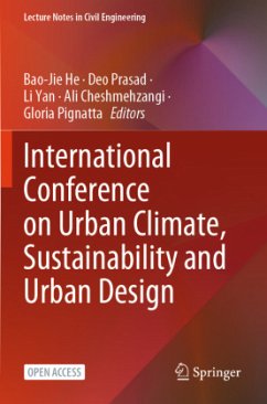 Cover International Conference on Urban Climate, Sustainability and Urban Design