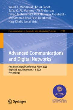 Cover Advanced Communications and Digital Networks