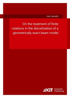Cover On the treatment of finite rotations in the discretization of a geometrically exact beam model