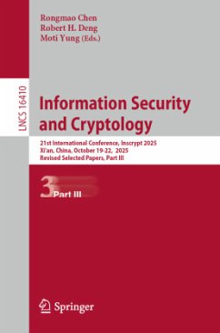 Cover Information Security and Cryptology