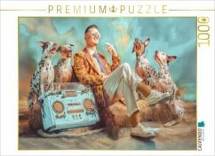 CALVENDO Puzzle Dandy und Retro Vintage   1000 Teile Lege-Größe 64x48cm Foto-Puzzle für glückliche Stunden