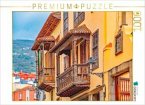 CALVENDO Puzzle Mit Balkonen geschmückte Häuser, La Orotava, Teneriffa   1000 Teile Lege-Größe 64x48cm Foto-Puzzle für g