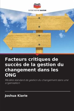 Cover Facteurs critiques de succès de la gestion du changement dans les ONG