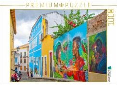Cover CALVENDO Puzzle Altstadt, Salvador de Bahia   1000 Teile Lege-Größe 64x48cm Foto-Puzzle für glückliche Stunden