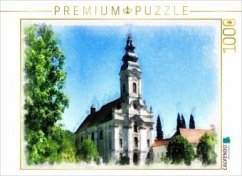 CALVENDO Puzzle Stiftskirche Engelszell, Österreich 1754 bis 1764   1000 Teile Lege-Größe 64x48cm Foto-Puzzle für glückl