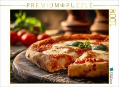 CALVENDO Puzzle Pizza Margherita, Holzofen Genuss aus Italien   1000 Teile Lege-Größe 64x48cm Foto-Puzzle für glückliche