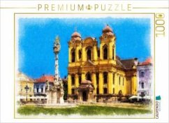 CALVENDO Puzzle Dom von Timisoara (Sfântul Gheorghe), Rumänien 1736 bis 1763 1000 Teile Lege-Größe 64x48cm Foto-Puzzle CALVENDO Puzzle Dom von Timisoara (Sfântul Gheorghe), Rumänien 1736 bis 1763 1000 Teile Lege-Größe 64x48cm Foto-Puzzle