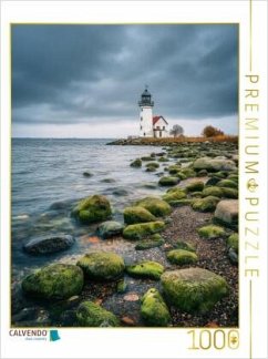 CALVENDO Puzzle Am Rande der Küste erwacht das Licht, still und kraftvoll   1000 Teile Lege-Größe 64x48cm Foto-Puzzle fü