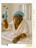 CALVENDO Puzzle Orang Utan Affe macht Affensauber!   1000 Teile Lege-Größe 64x48cm Foto-Puzzle für glückliche Stunden