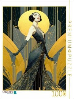 CALVENDO Puzzle Art Deco - die Epoche des Goldes und Glamours   1000 Teile Lege-Größe 64x48cm Foto-Puzzle für glückliche