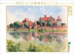 CALVENDO Puzzle Deutschordensschloss Marienburg in Polen   1000 Teile Lege-Größe 64x48cm Foto-Puzzle für glückliche Stun