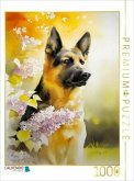 CALVENDO Puzzle Deutscher Schäferhund   1000 Teile Lege-Größe 64x48cm Foto-Puzzle für glückliche Stunden