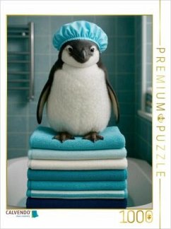 Cover CALVENDO Puzzle Pinguin Cool   1000 Teile Lege-Größe 64x48cm Foto-Puzzle für glückliche Stunden