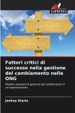 Fattori critici di successo nella gestione del cambiamento nelle ONG
