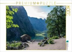 CALVENDO Puzzle Fischerhütte am Obersee   2000 Teile Lege-Größe 90x67cm Foto-Puzzle für glückliche Stunden