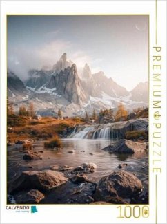 Cover CALVENDO Puzzle Die Macht des Wassers bahnt sich ihren Weg   1000 Teile Lege-Größe 64x48cm Foto-Puzzle für glückliche St