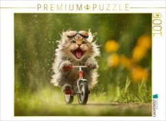 Cover CALVENDO Puzzle Ein Motiv aus dem Kalender Miau mit Stil   1000 Teile Lege-Größe 64x48cm Foto-Puzzle für glückliche Stun