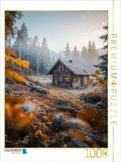 Cover CALVENDO Puzzle Eine Wanderhütte - wer wird sie finden?   1000 Teile Lege-Größe 64x48cm Foto-Puzzle für glückliche Stund