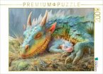 CALVENDO Puzzle Drachen   2000 Teile Lege-Größe 90x67cm Foto-Puzzle für glückliche Stunden