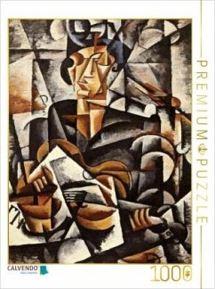 Cover CALVENDO Puzzle Frau mit Gitarre, 1915   1000 Teile Lege-Größe 64x48cm Foto-Puzzle für glückliche Stunden