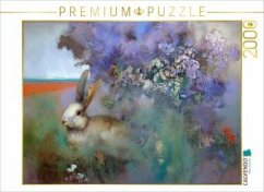 Cover CALVENDO Puzzle Hase vor der Hecke   2000 Teile Lege-Größe 90x67cm Foto-Puzzle für glückliche Stunden