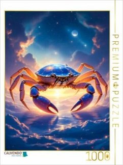 Cover CALVENDO Puzzle Krebs - Der Wächter der Gezeiten   1000 Teile Lege-Größe 64x48cm Foto-Puzzle für glückliche Stunden