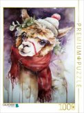 CALVENDO Puzzle Weihnachts-Alpaka   1000 Teile Lege-Größe 64x48cm Foto-Puzzle für glückliche Stunden