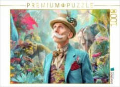 Cover CALVENDO Puzzle Dandy und Retro Vintage   1000 Teile Lege-Größe 64x48cm Foto-Puzzle für glückliche Stunden