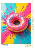 CALVENDO Puzzle Pink Donut im Zuckerglanz 1000 Teile Lege-Größe 64x48cm Foto-Puzzle für glückliche Stunden CALVENDO Puzzle Pink Donut im Zuckerglanz 1000 Teile Lege-Größe 64x48cm Foto-Puzzle für glückliche Stunden