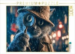 Cover CALVENDO Puzzle Ein Motiv aus dem Kalender Miau mit Stil   1000 Teile Lege-Größe 64x48cm Foto-Puzzle für glückliche Stun