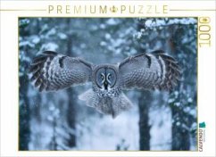 Cover CALVENDO Puzzle Eule, die Wächterin der Nacht   1000 Teile Lege-Größe 64x48cm Foto-Puzzle für glückliche Stunden