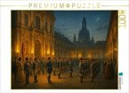 CALVENDO Puzzle Wachablösung vor dem Residenzschloß   1000 Teile Lege-Größe 64x48cm Foto-Puzzle für glückliche Stunden