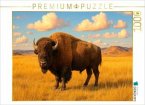 CALVENDO Puzzle König der Prärie: Der amerikanische Bison 1000 Teile Lege-Größe 64x48cm Foto-Puzzle für glückliche Stu CALVENDO Puzzle König der Prärie: Der amerikanische Bison 1000 Teile Lege-Größe 64x48cm Foto-Puzzle für glückliche Stu