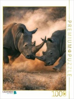 Cover CALVENDO Puzzle Ein Rivalenkampf   1000 Teile Lege-Größe 64x48cm Foto-Puzzle für glückliche Stunden