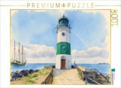 Cover CALVENDO Puzzle Leuchtturm Schleimünde   1000 Teile Lege-Größe 64x48cm Foto-Puzzle für glückliche Stunden