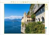 CALVENDO Puzzle Santa Caterina del Sasso am Lago Maggiore   1000 Teile Lege-Größe 64x48cm Foto-Puzzle für glückliche Stu