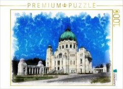 CALVENDO Puzzle Kirche zum Hl. Karl Borromäus, Wien, Österreich 1908 bis 1910 1000 Teile Lege-Größe 64x48cm Foto-Puzzl CALVENDO Puzzle Kirche zum Hl. Karl Borromäus, Wien, Österreich 1908 bis 1910 1000 Teile Lege-Größe 64x48cm Foto-Puzzl