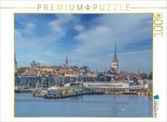 Cover CALVENDO Puzzle Skyline Tallinn - Ein Blick, tausend Geschichten   1000 Teile Lege-Größe 64x48cm Foto-Puzzle für glückli