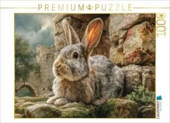CALVENDO Puzzle Kaninchenportraits   1000 Teile Lege-Größe 64x48cm Foto-Puzzle für glückliche Stunden