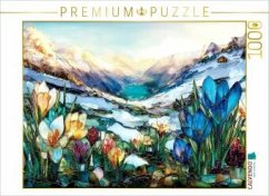 CALVENDO Puzzle Frühlingserwachen in den Bergen   1000 Teile Lege-Größe 64x48cm Foto-Puzzle für glückliche Stunden